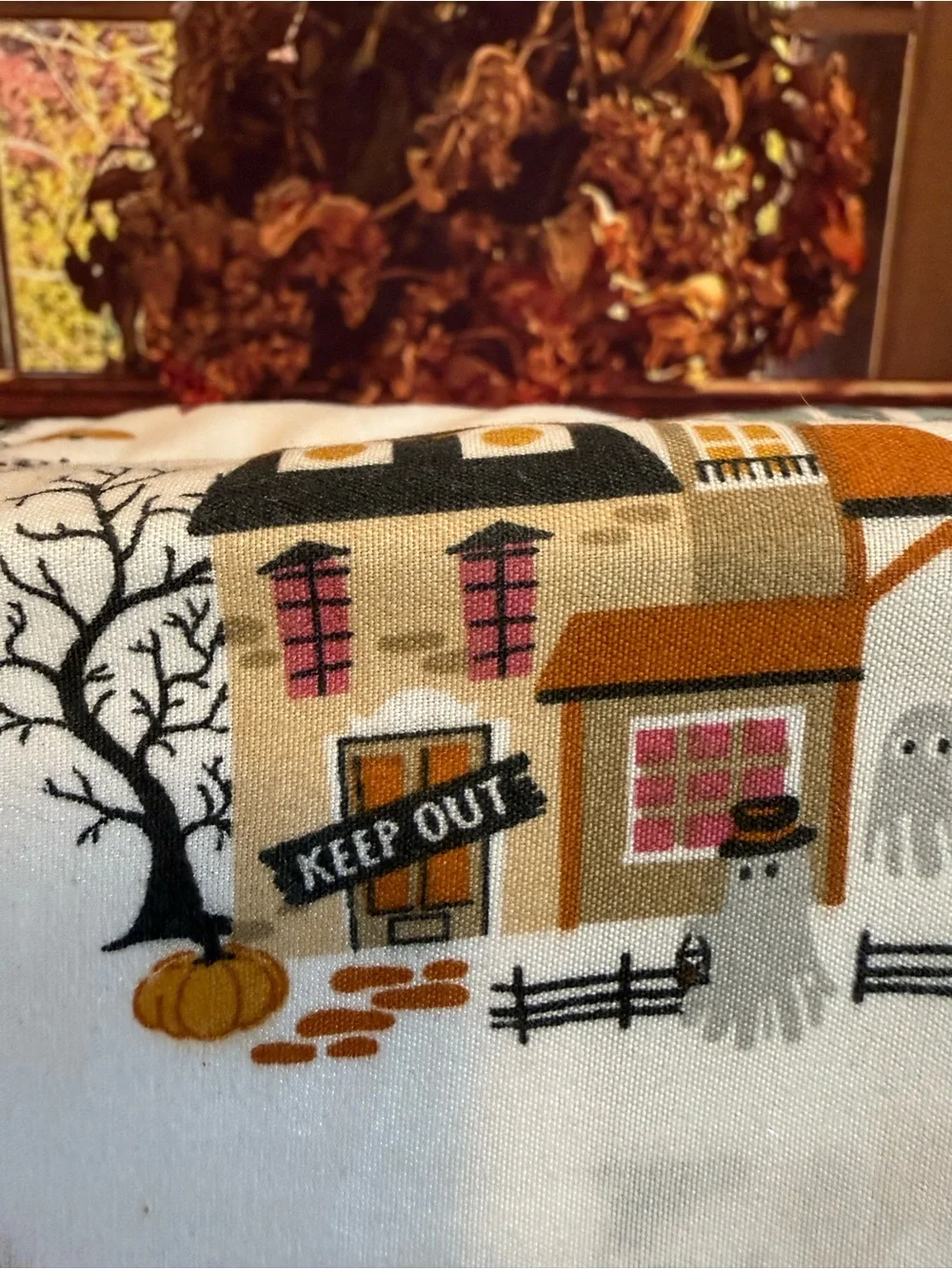 Halloween brushed microfiber